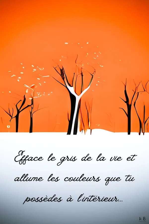 Pensée positive — art photo K.B CONCEPT paysages rares