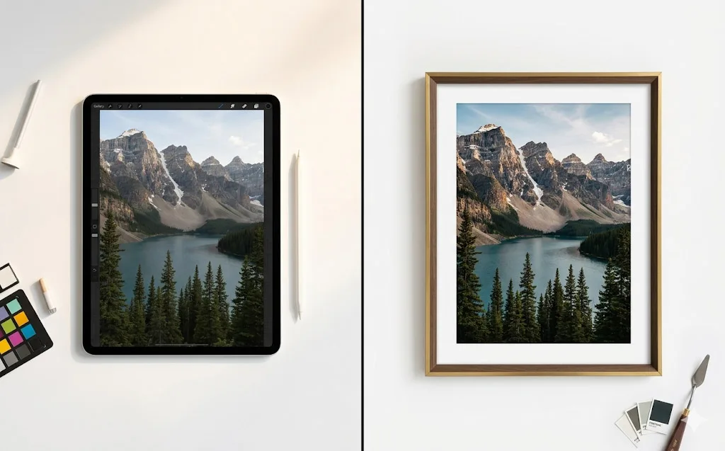 Notre processus créatif — de la photo à l'œuvre K.B CRÉATEURS