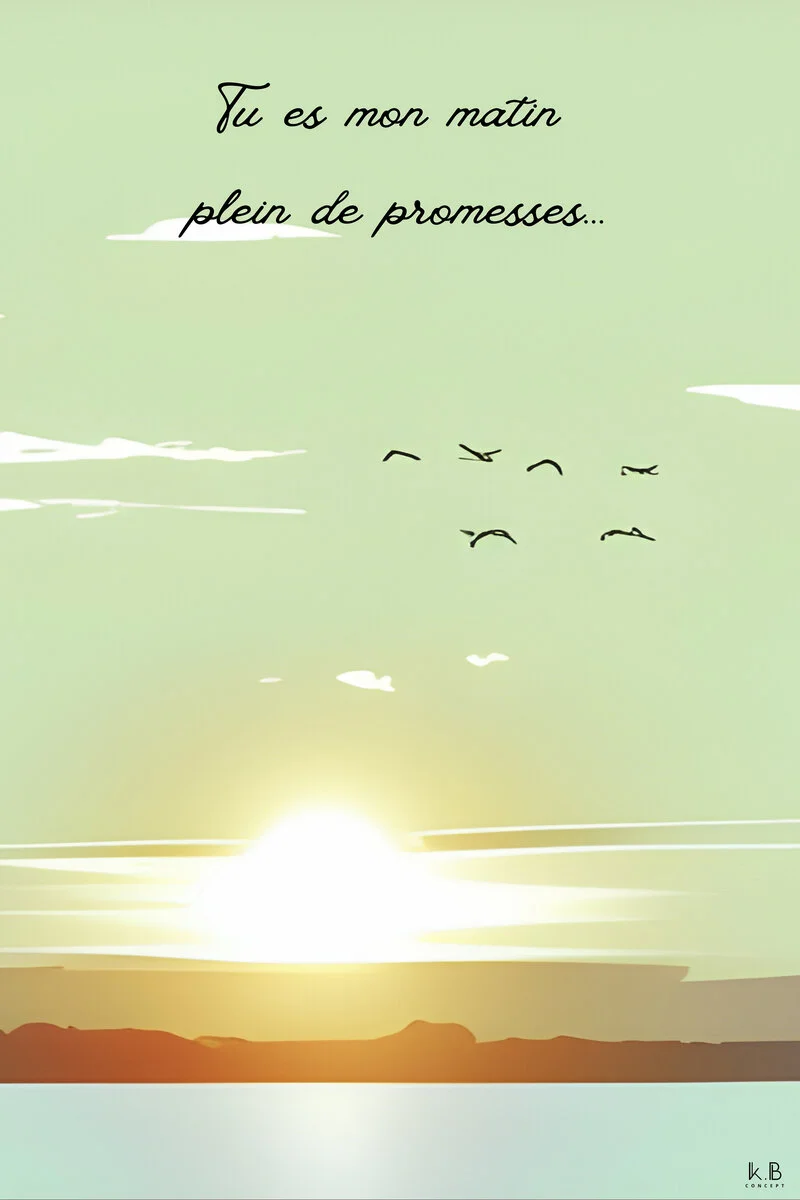 Le matin prometteur — lever soleil Camargue, K.B CONCEPT