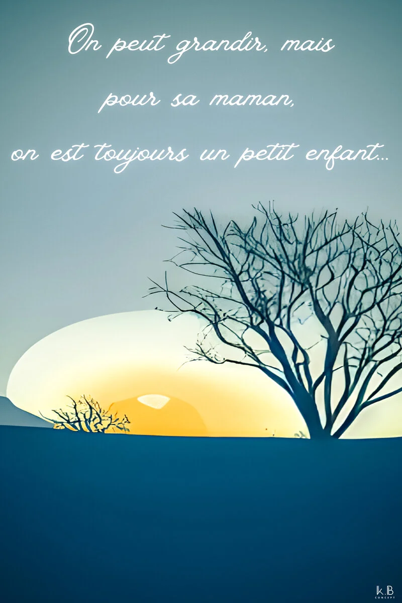 La maman — arbres Namibie lever soleil, K.B CONCEPT