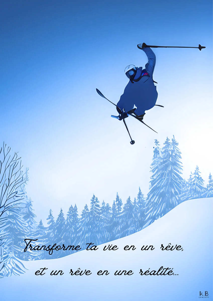 Le grand saut — freestyle Saint-Gervais Mont-Blanc, K.B CONCEPT