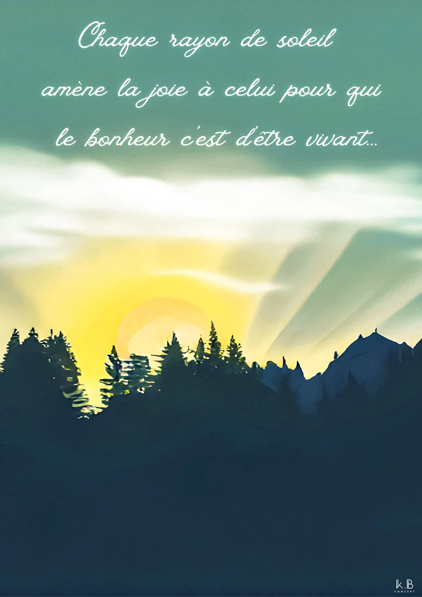 Joie et Bonheur — Aiguille du Midi lever soleil Chamonix, K.B CONCEPT