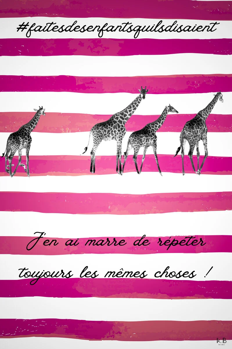 Mamanny Family — girafes de Namibie, K.B KIDS K.B CRÉATEURS